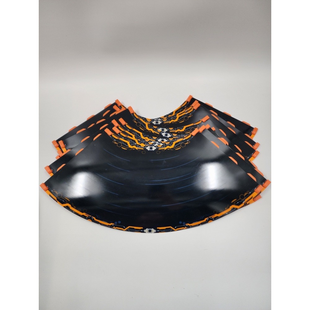 Anki Overdrive Curved Track Expansion Pieces‎ Set of 6 Black Orange Replacement